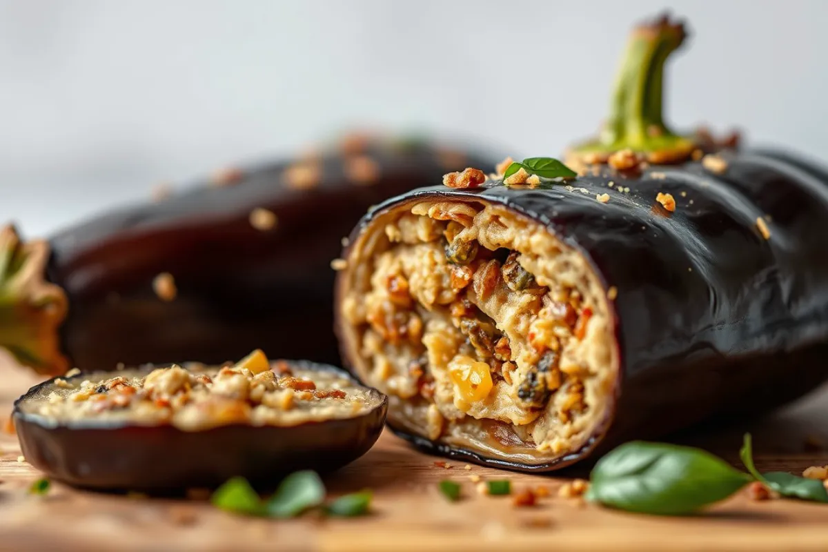 Turkish Stuffed Eggplant