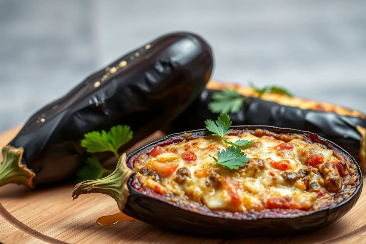 Turkish Stuffed Eggplant