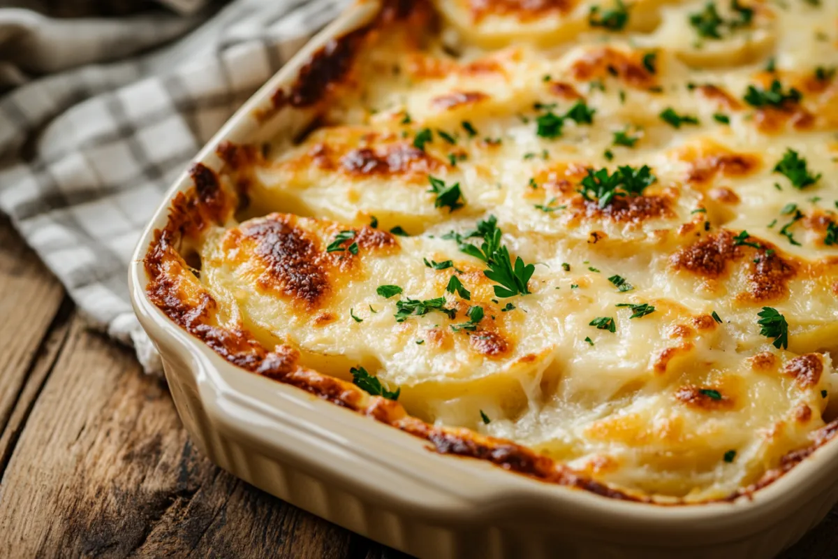 How do you make Paula Deen's scalloped potatoes?