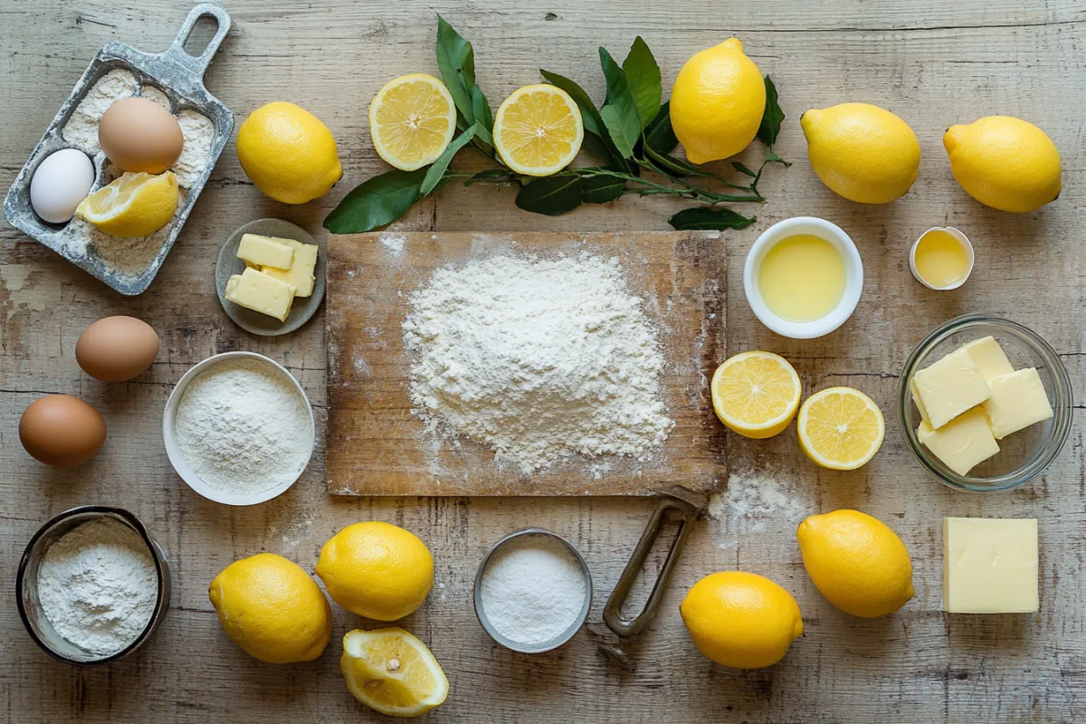 What are lemon bars made of?