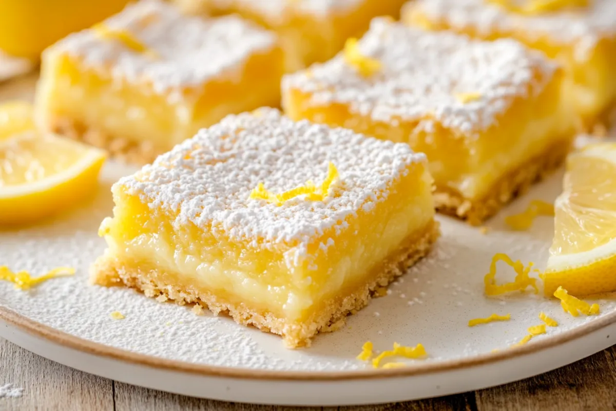 What does a lemon bar taste like?