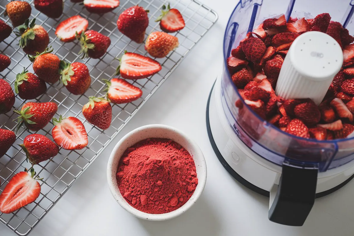 How to make strawberry powder at home?