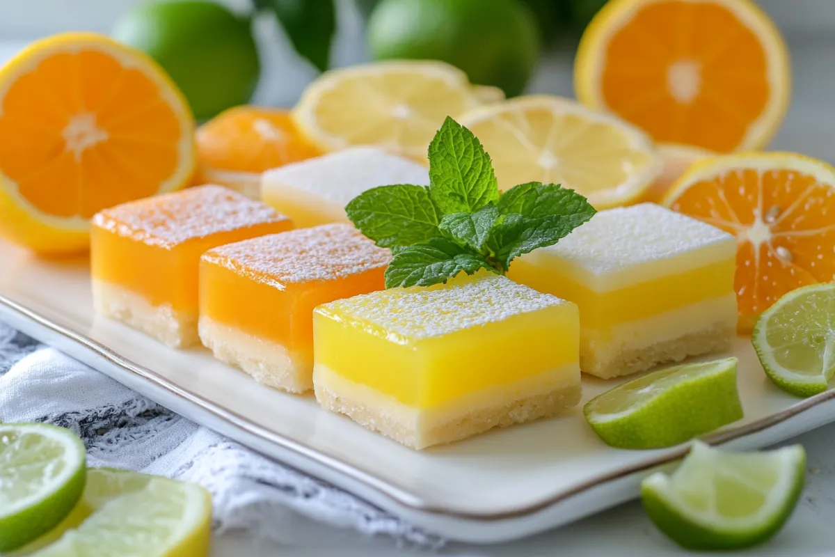 What does a lemon bar taste like?