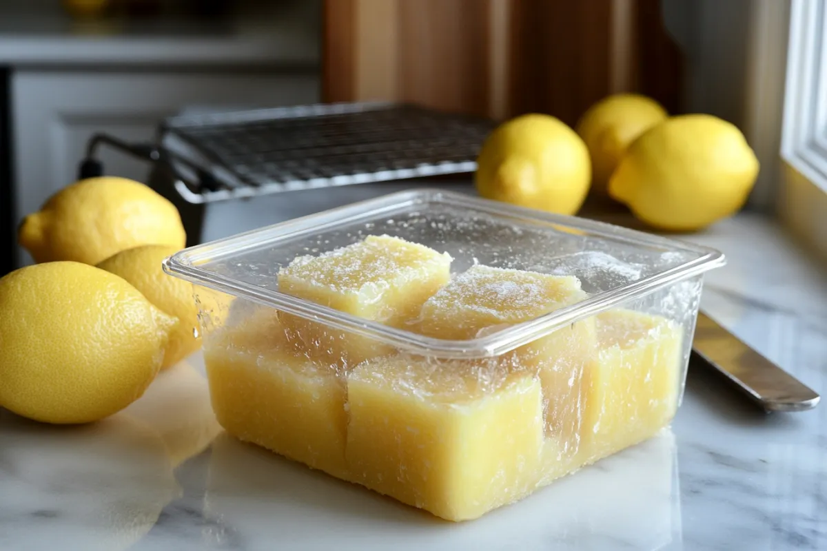 Do lemon bars freeze well?