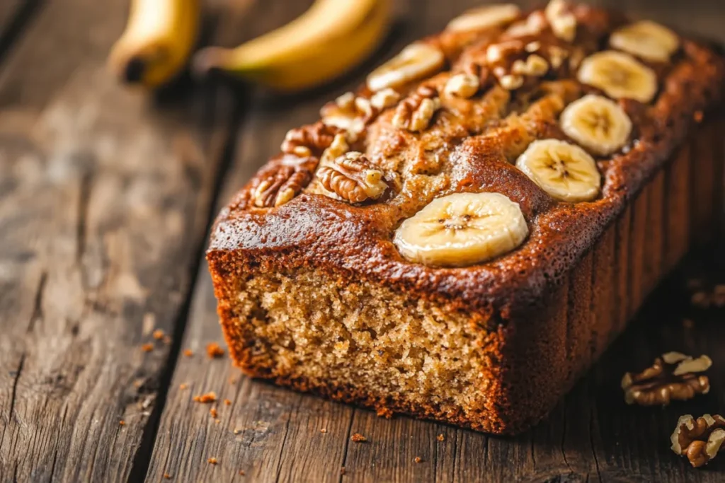 banana and walnut cake