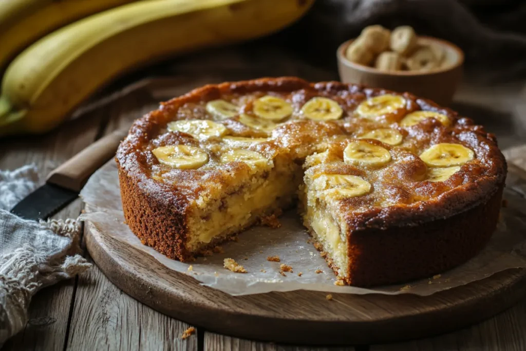 How to make banana cake Jamie Oliver?