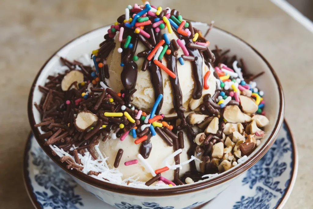 What are sprinkles on ice cream?