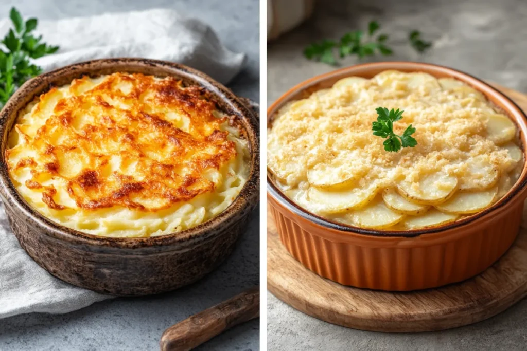 What's the difference between dauphinoise and scalloped?