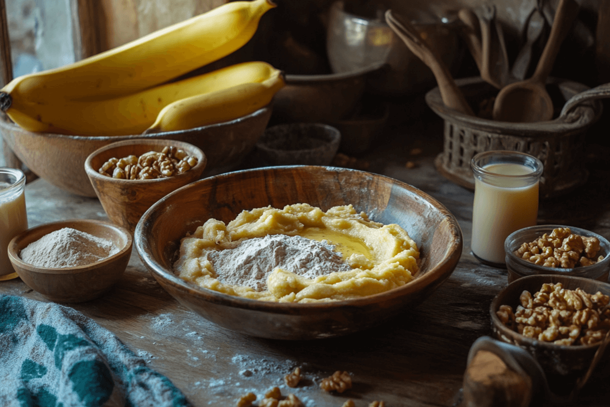 Eggless Banana Walnut Cake Recipe Inspired by Hebbars Kitchen